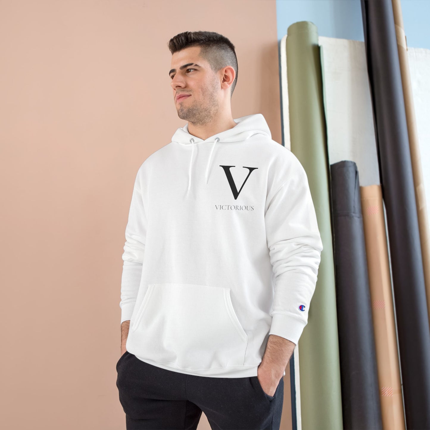 Victorious Champion Hoodie - White Casual Wear for Empowerment